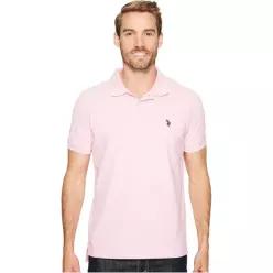 US POLO ASSN USPA 남성 반팔 폴로 티셔츠 카라티 Solid Cotton 피케 + 스몰 포니 42800