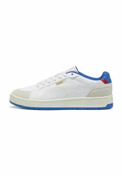 Puma 푸마 코트 클래시코 스니커즈 - 트레이너 따뜻한 흰색 흰색/팀 로얄 6855315