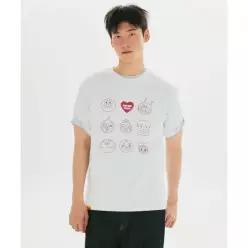 SPAO 호빵맨 반팔 티셔츠화이트 SPRLG37U14