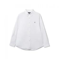 POLO RALPH LAUREN 커스텀핏 스트레치 포플린 셔츠-화이트