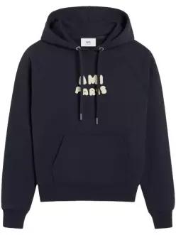 25SS 아미 파리 로고패치 후드 티셔츠 USW2757474011 DOM