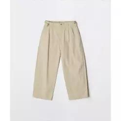 SPAO 리넨블렌드 투턱 와이드 팬츠 SPTCG37C01