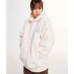 SPAO 가나디 천사와 악마 덤블 플리스화이트 SPFZF4VU02