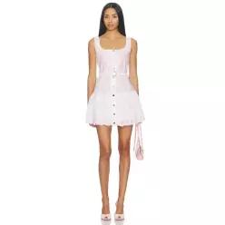 리볼브직영몰 Karina Grimaldi Penelope Embroidered Mini Dress KARI-WD660 Mini
