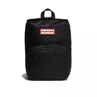 HUNTER [UNISEX] 파이오니어 나일론 미디 탑클립 백팩 - 블랙 UBB1530KBMBLK