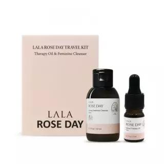 매장정품 LALA ROSEDAY 라라로즈데이 여성용 트래블 키트 이너퍼퓸 + 여성청결제 Y존 생리케어