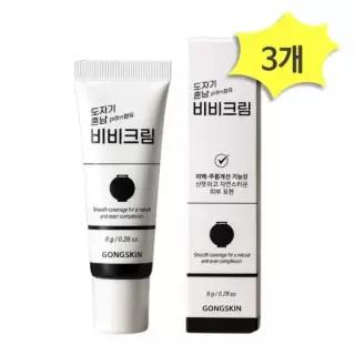 공스킨 도자기 훈남 비비크림 8g x 3개 남성 BB크림