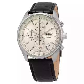 Seiko 세이코 남성용 크로노그래프 쿼츠 샴페인 다이얼 시계 SSB383P1 신상품 719777