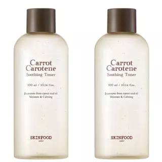 스킨푸드 캐롯 카로틴 수딩 토너 피부케어 300ml 2개