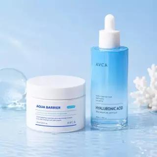 아브카 히알루론산 수분케어 세트[앰플 100ml 1개 + 수분크림 200ml 1개]