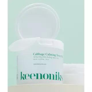 매장정품 KEENONIKS 캐비지 카밍 토너패드 (70매)