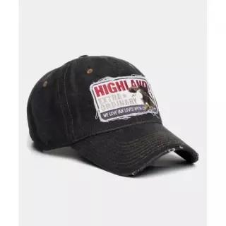 [7월 21일 배송] 플래토 PLATEAU 워싱 볼캡 HIGH EA DENIM CAP BLACK SA616 101202