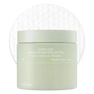 Celimax Ji.Woo.Gae 하트리프 BHA 필링 패드 | 추출물, 각질 정돈 토너 패드, 페이셜 필링, 수분 공급, 트