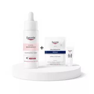 [티아미돌입문세럼/광채홈케어] 유세린 이븐래디언스 일루미네이팅 세럼 30ml 기획 (+나이트크림 7ml+마스