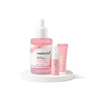 [연어PDRN/천재앰플] 메디큐브 PDRN 핑크 펩타이드 앰플 30ml 기획(앰플10ml+수분크림 10ml)