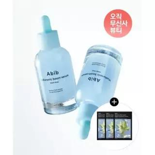 매장정품 ABIB 히알루로닉붐세럼 워터드롭 50ml 2개(+수분초 히알루론 스티커 팩 3매)