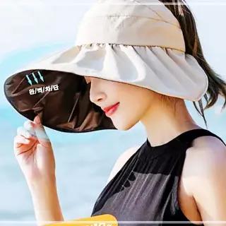 큰모자패션모자 중년여성모자 빅사이즈 챙모자엄마모자 여성창모자그늘모자 데일리모자스타일 빅사이즈모자 여행코디 쇼핑 61W993A66