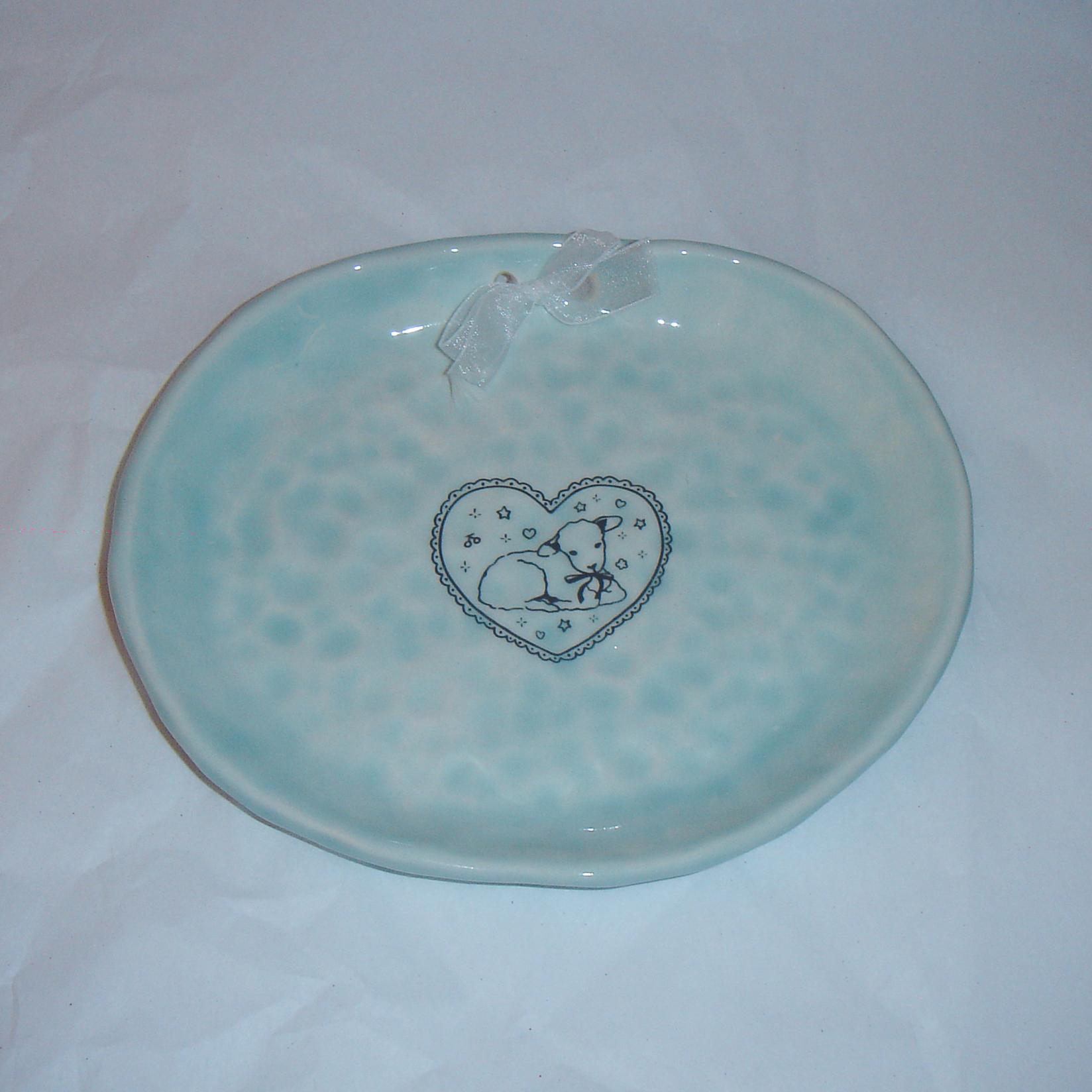 Yesceramic tray - baby blue