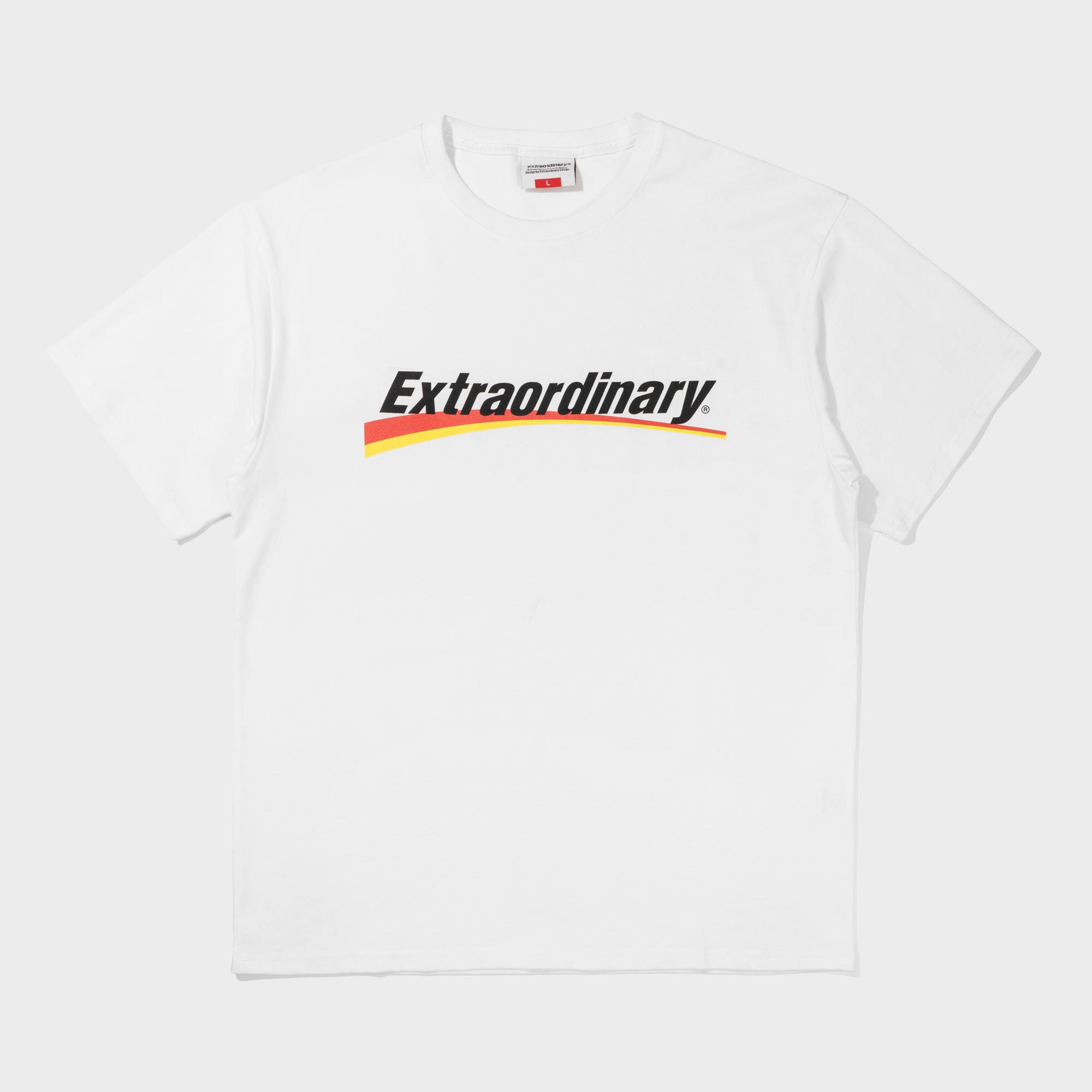 RACING LOGO TEE WHITE