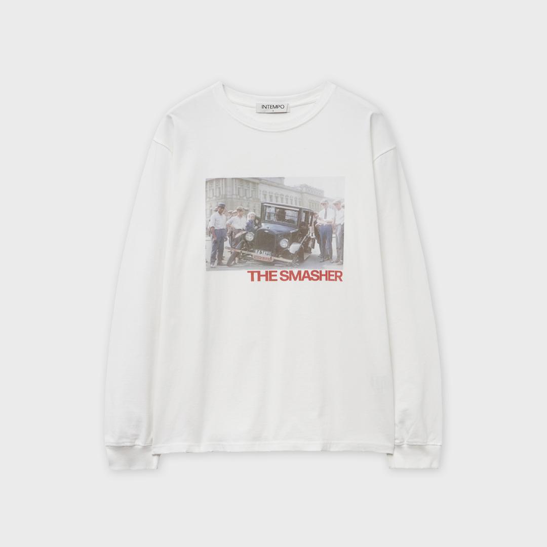 Picture Smasher Long Sleeve_White
