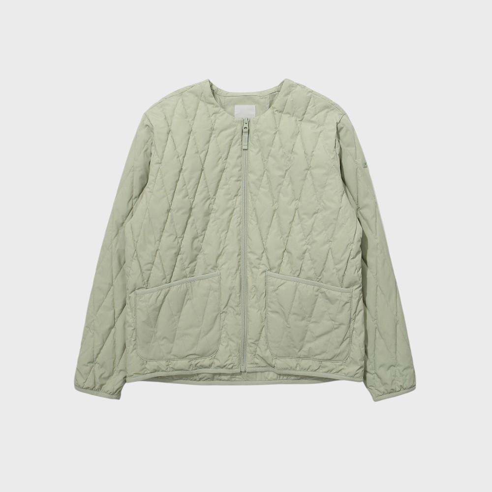 BOOST_패딩 퀼팅 자켓 W_K.BEIGE_KWP24182KE