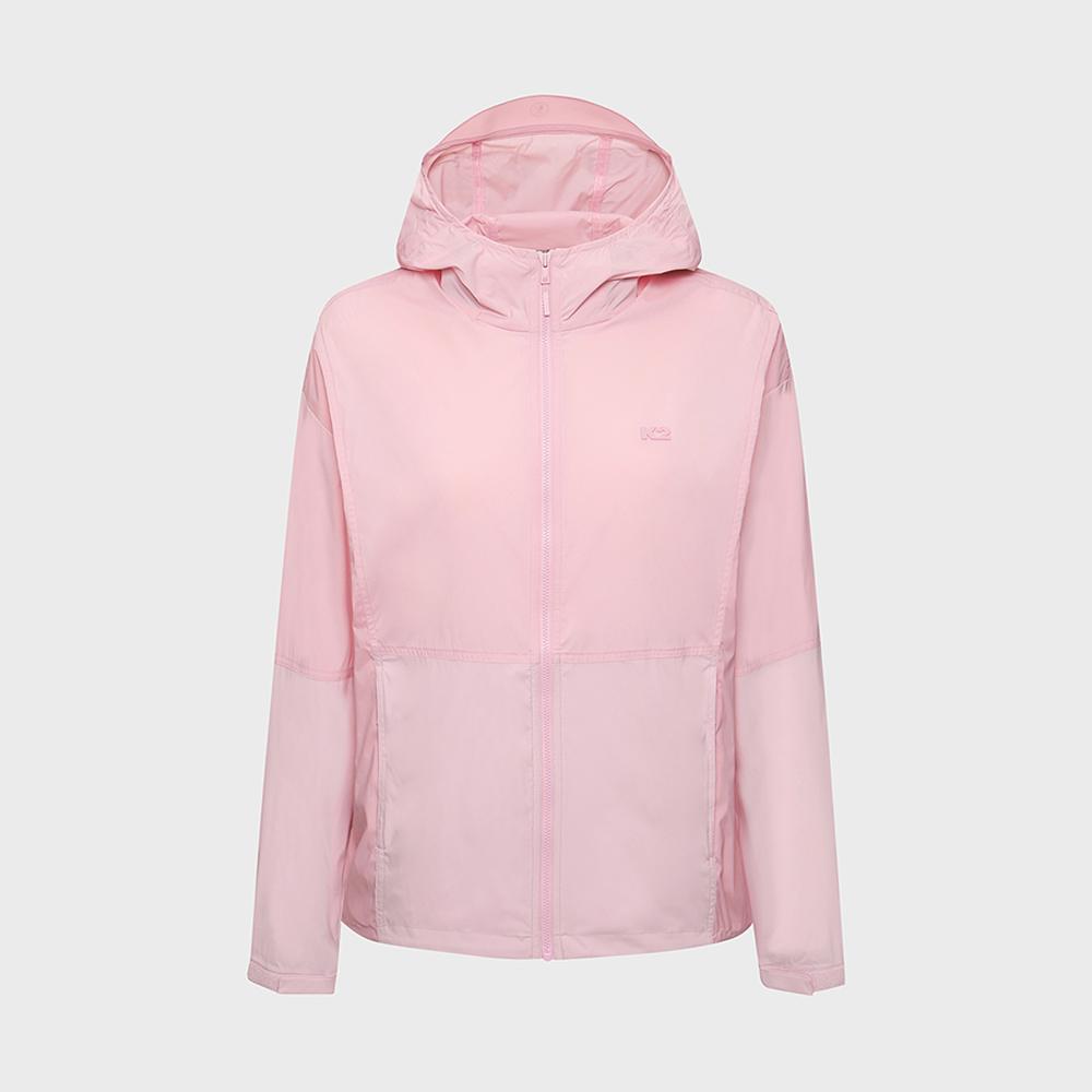 웨더리스(WEATHERLESS) 바이저 (VISOR) 바람막이 자켓 W_Light Pink_KWM25142P1