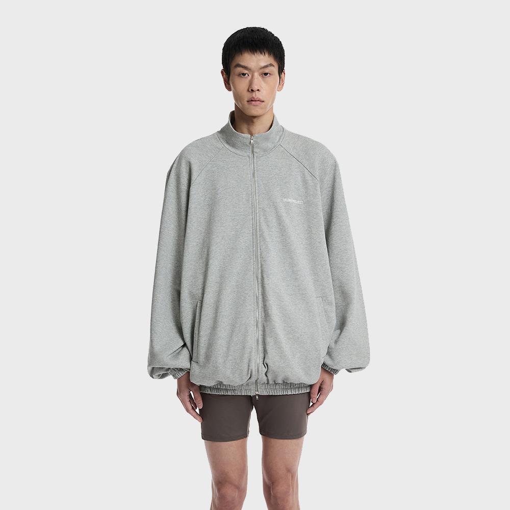 Zip Up Sweatshirt Jacket_Grey