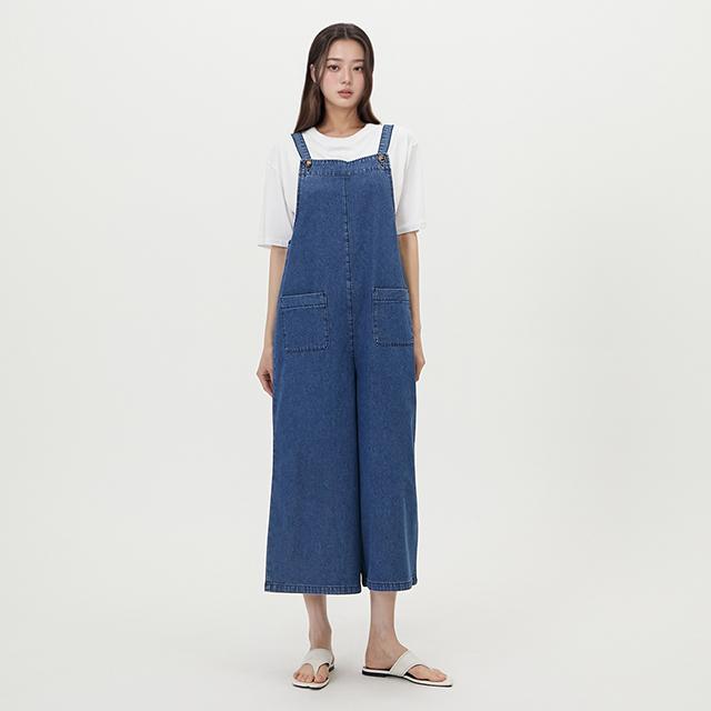 투웨이 와이드 데님 오버롤 AR2DO564