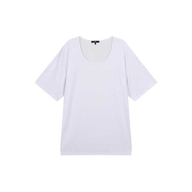 레이온 U넥 오버핏티셔츠 AR2CT482