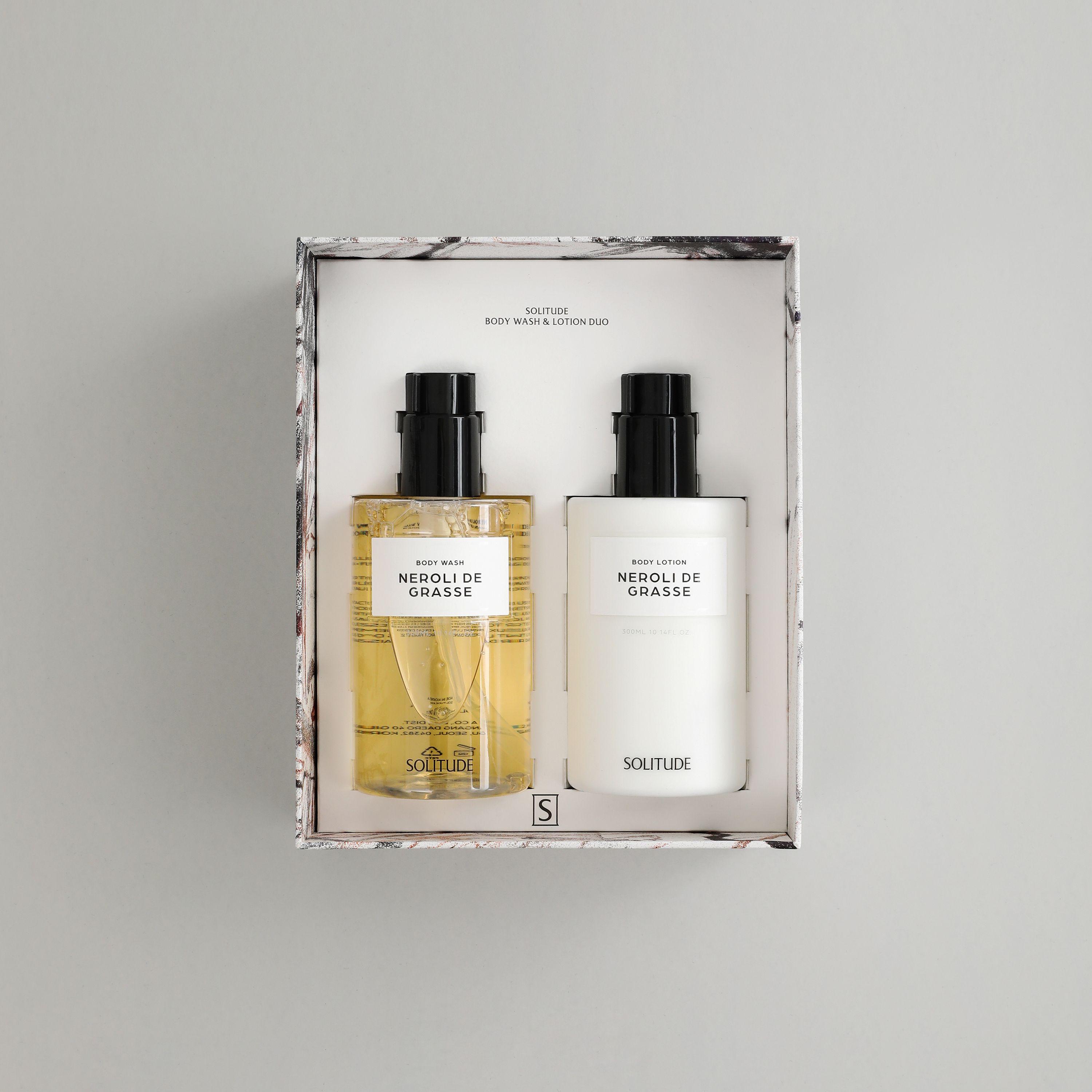 솔리튜드 바디듀오 네롤리 드 그라스 (바디워시,바디로션) 300ML X 2