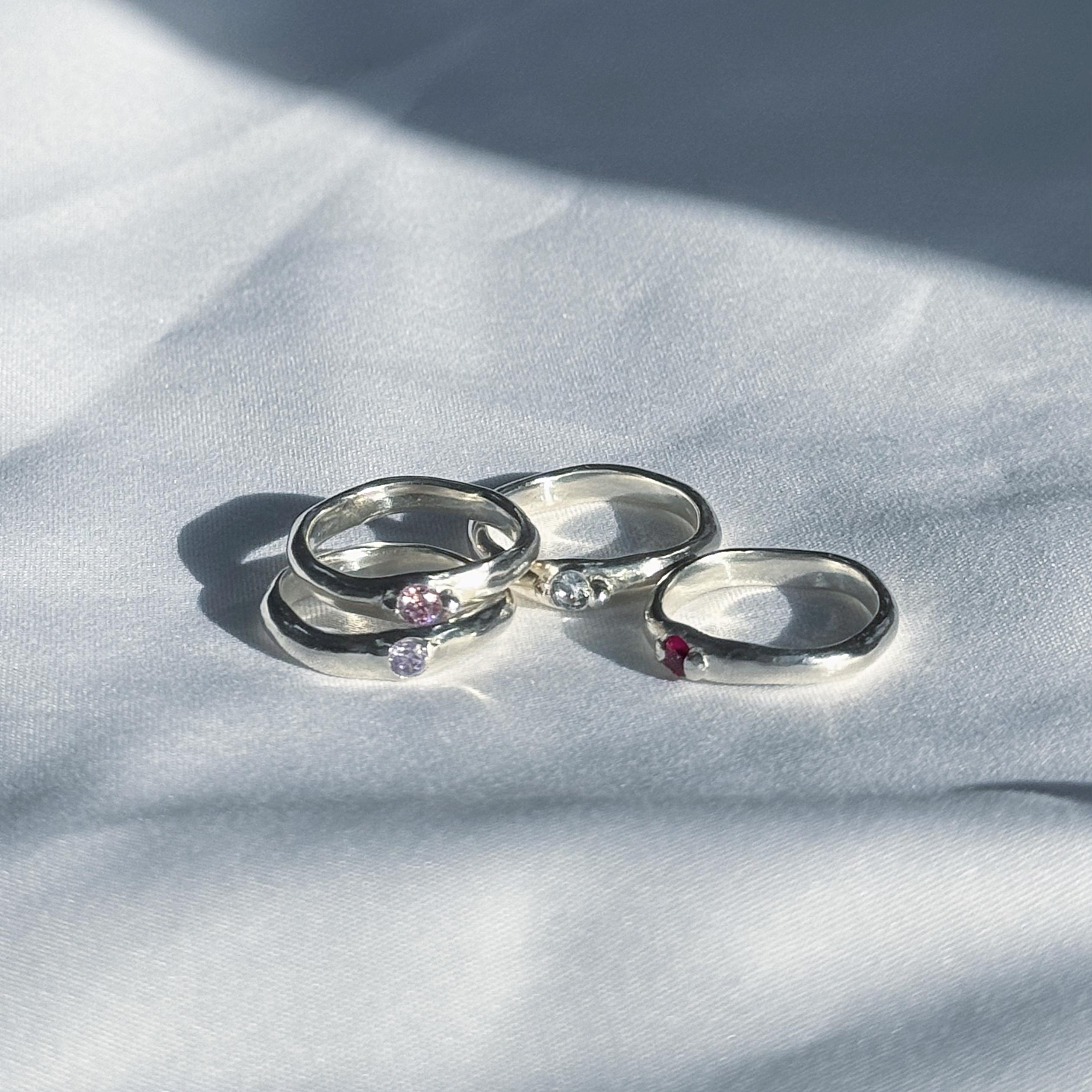 silver925 Birth Ring