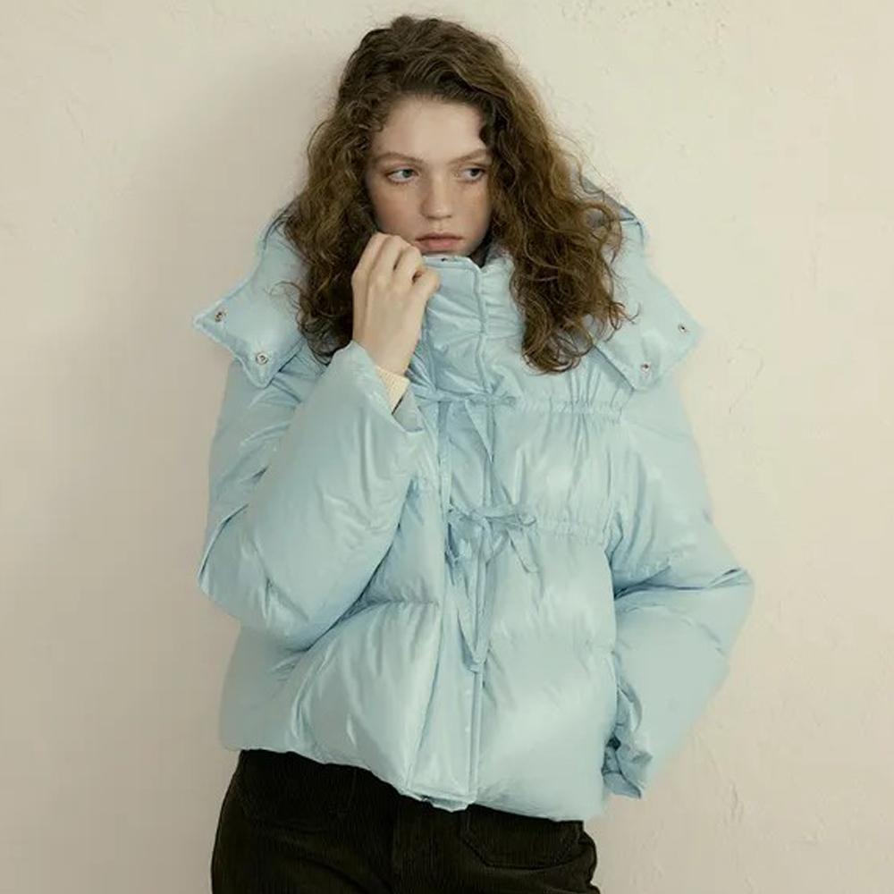 162 ribbon duck down (mint blue)