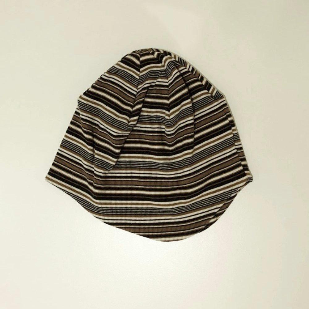 Stripe Rib Beanie