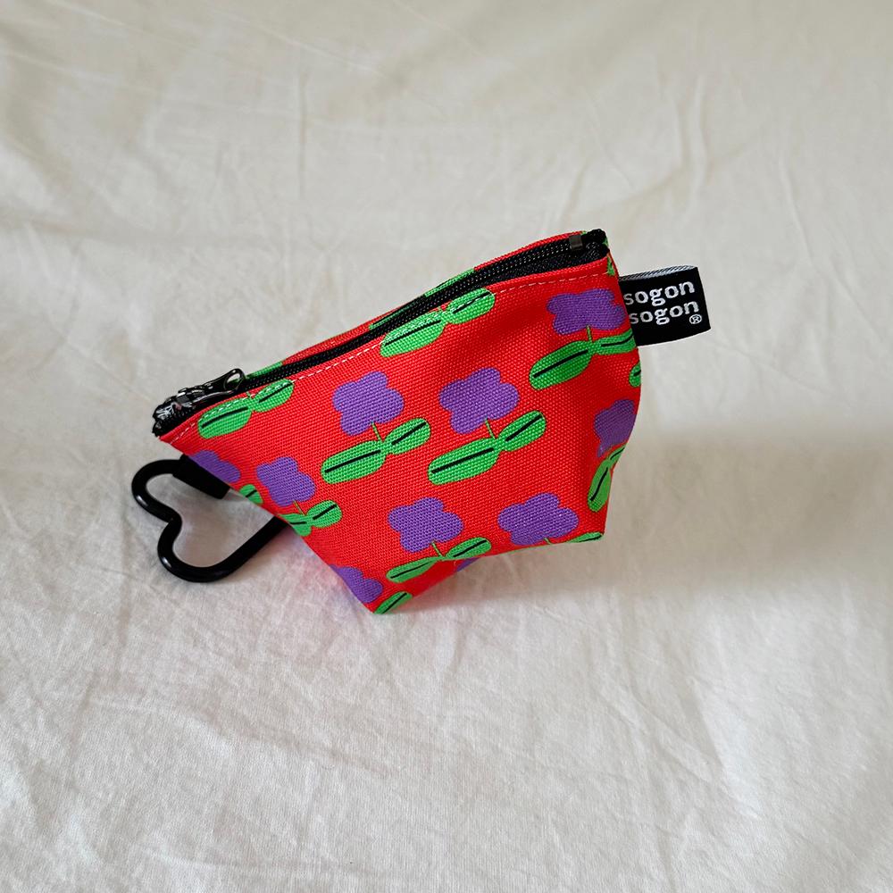 cute flower keyring pouch s 