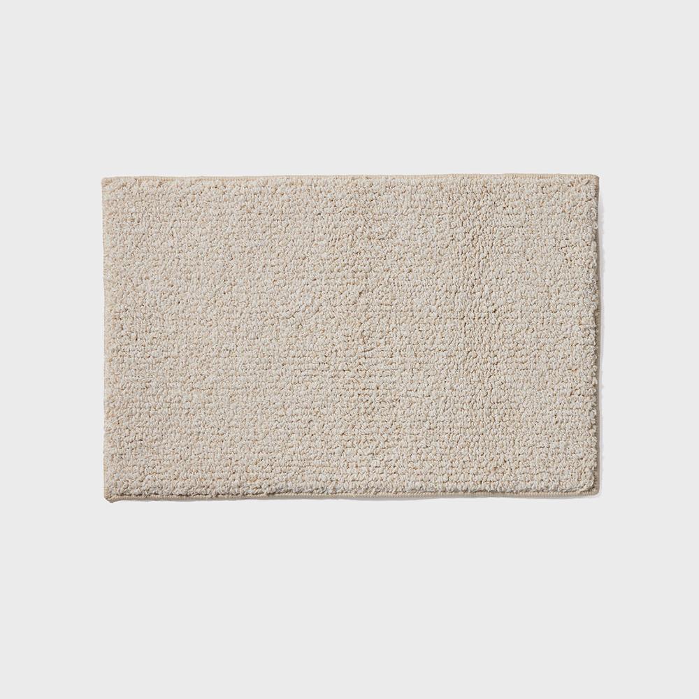 [JAJU/자주] 투톤 욕실매트_70X45cm_베이지