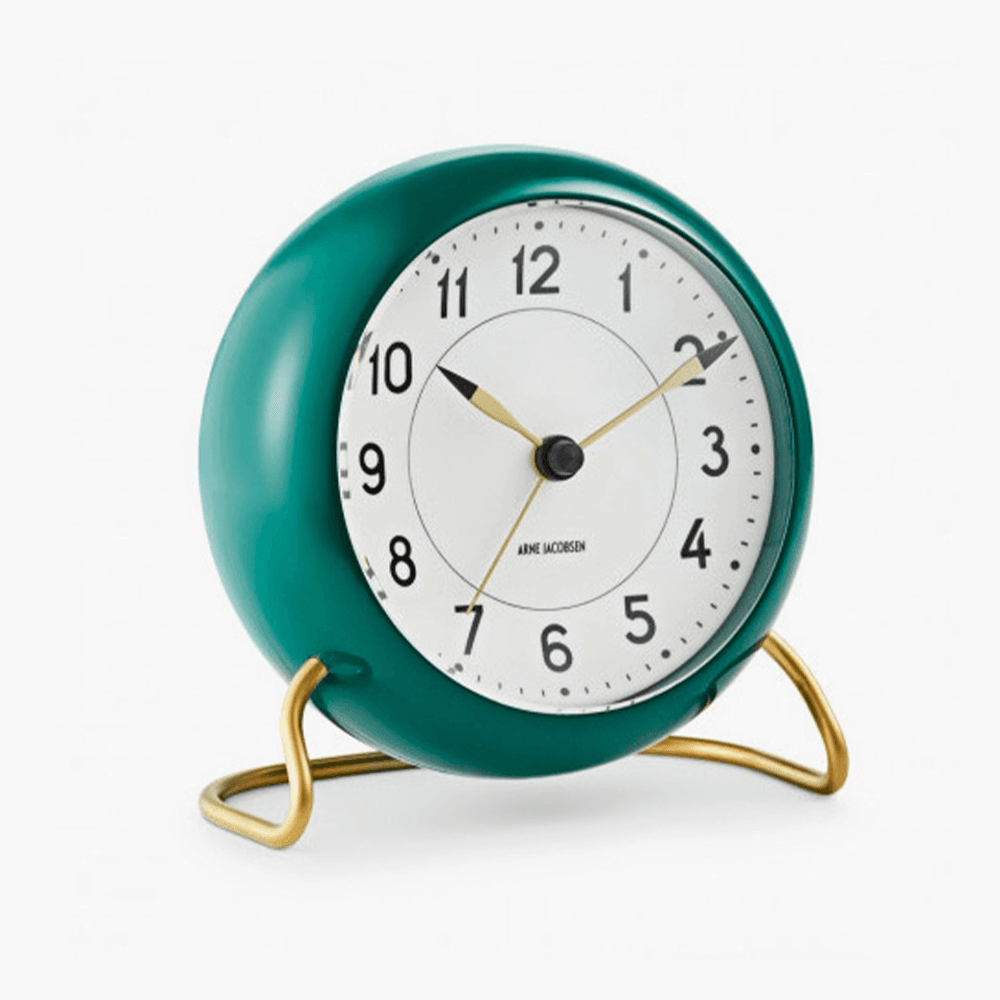 AJ Station Table Clock - 그린