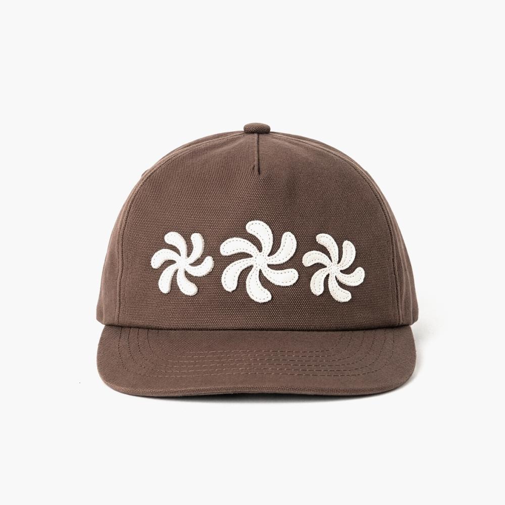 SPIRAL 5PANNEL CAP BROWN