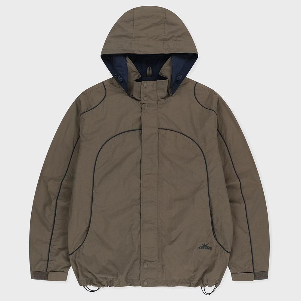Crescent Windbreaker Taupe