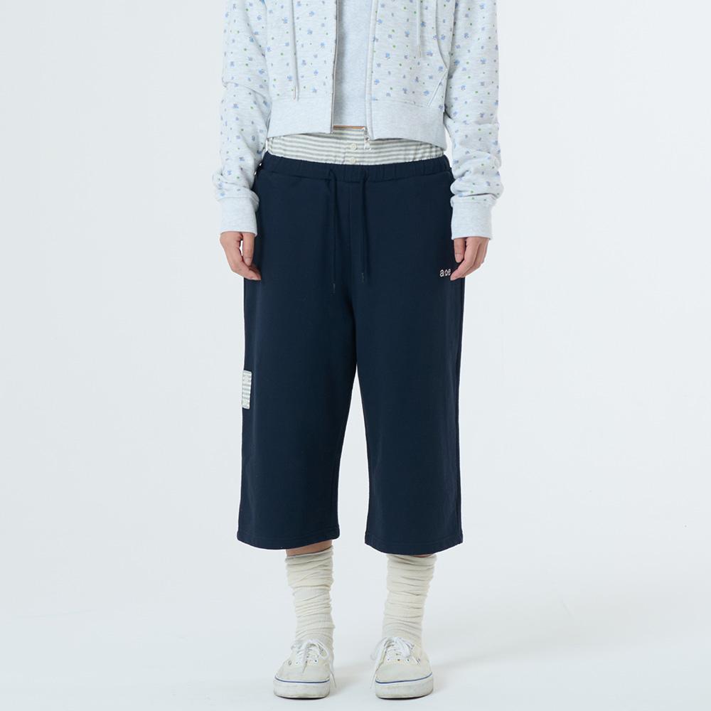BRIEFS LAYERED SWEATPANTS [NAVY]