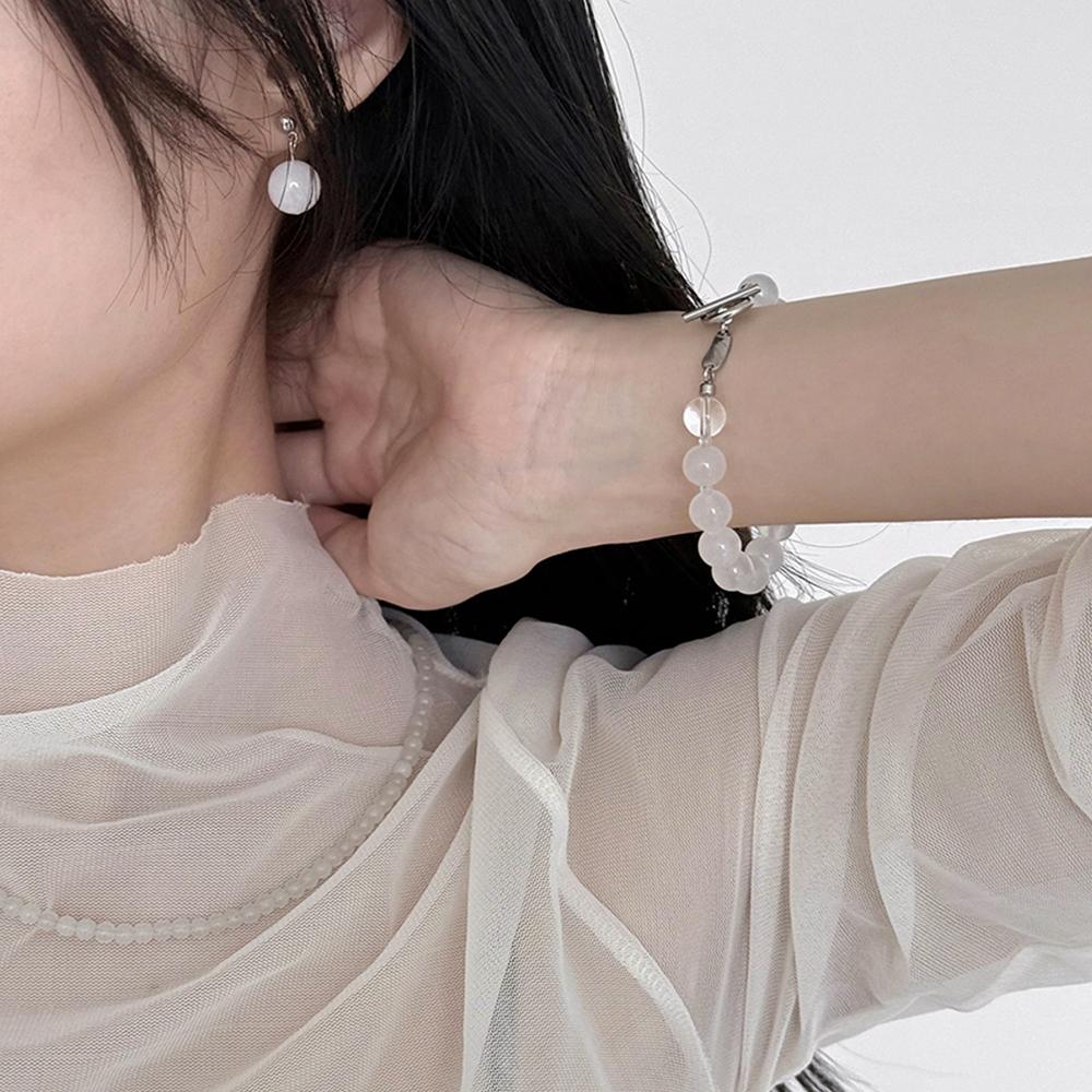 White Jade Bracelet_4,8mm