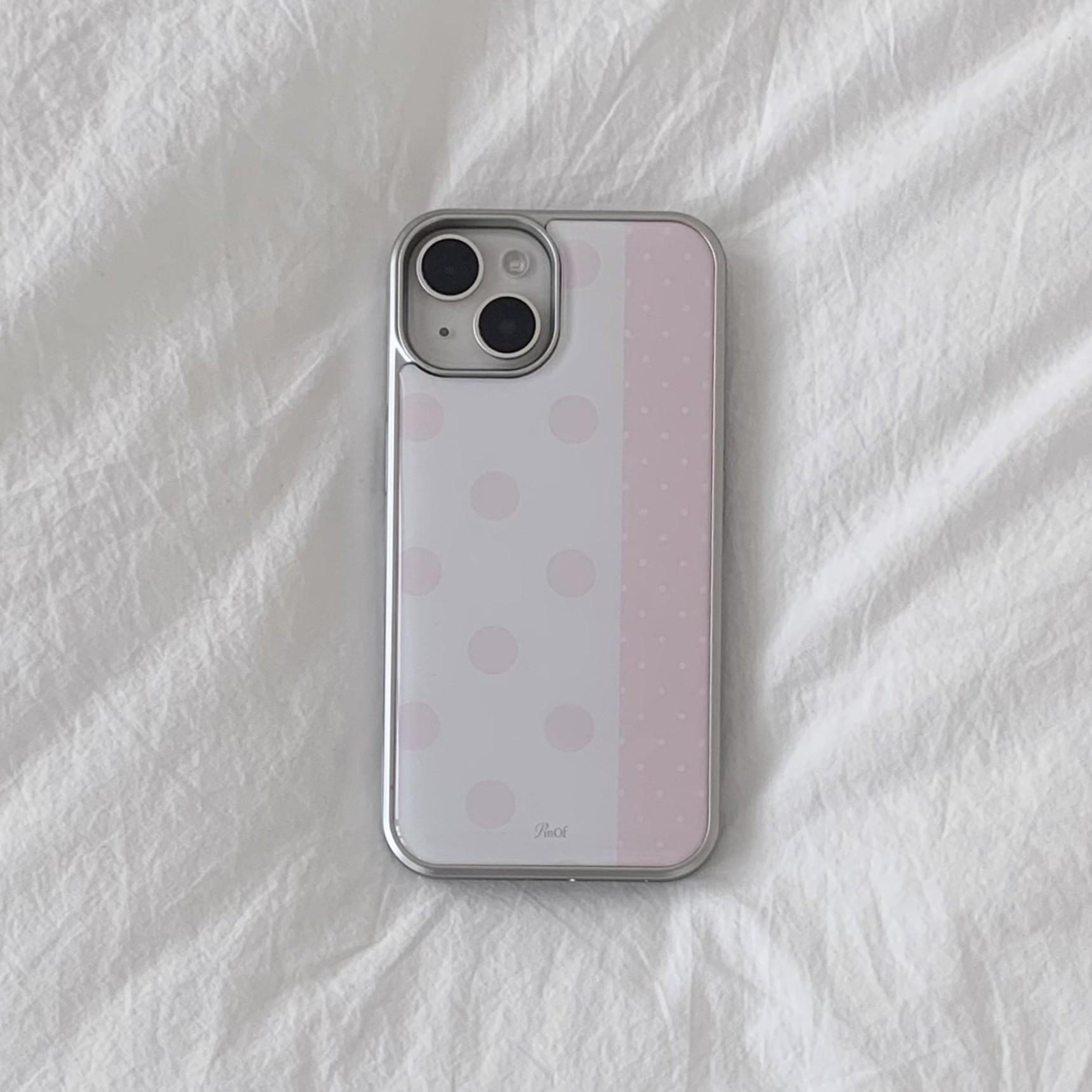 Twin Pink Dot Phone Case