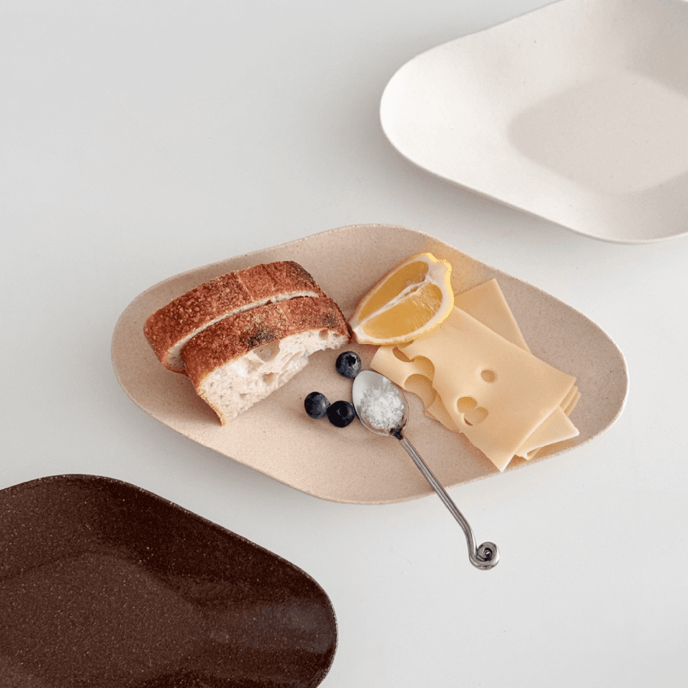 [Flush Ceramics] Oreum Plate 플러쉬 세라믹스 이숙영 작가 오름 플레이트 _ 3 colors