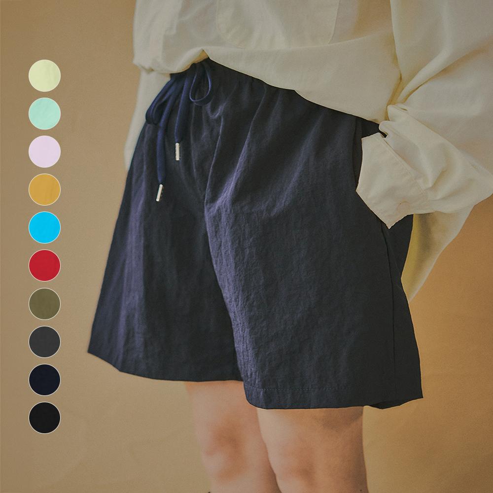 [12차 리오더]W/Everyday woven banding short pants_10Color