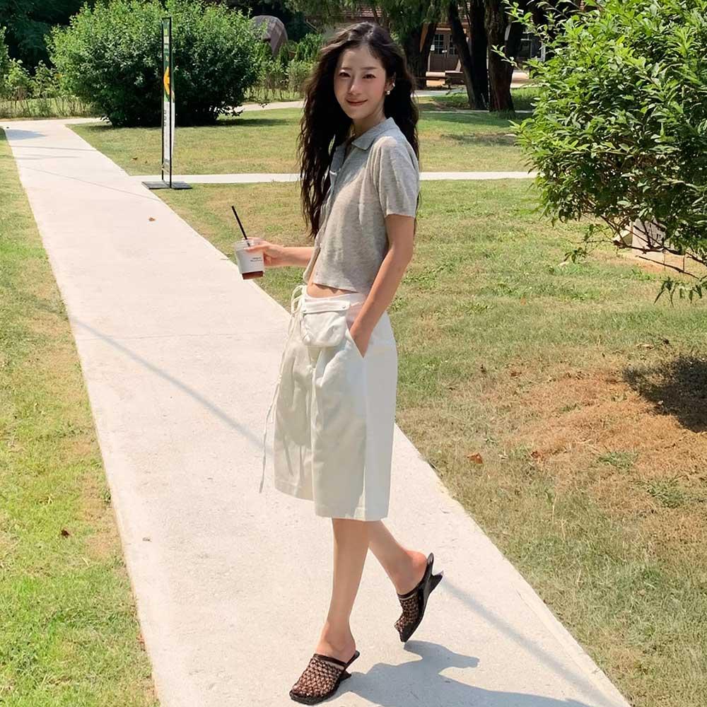 [이유주 PICK 인기템] MINI POCKET MODERN FOUR-PANTS_IVORY