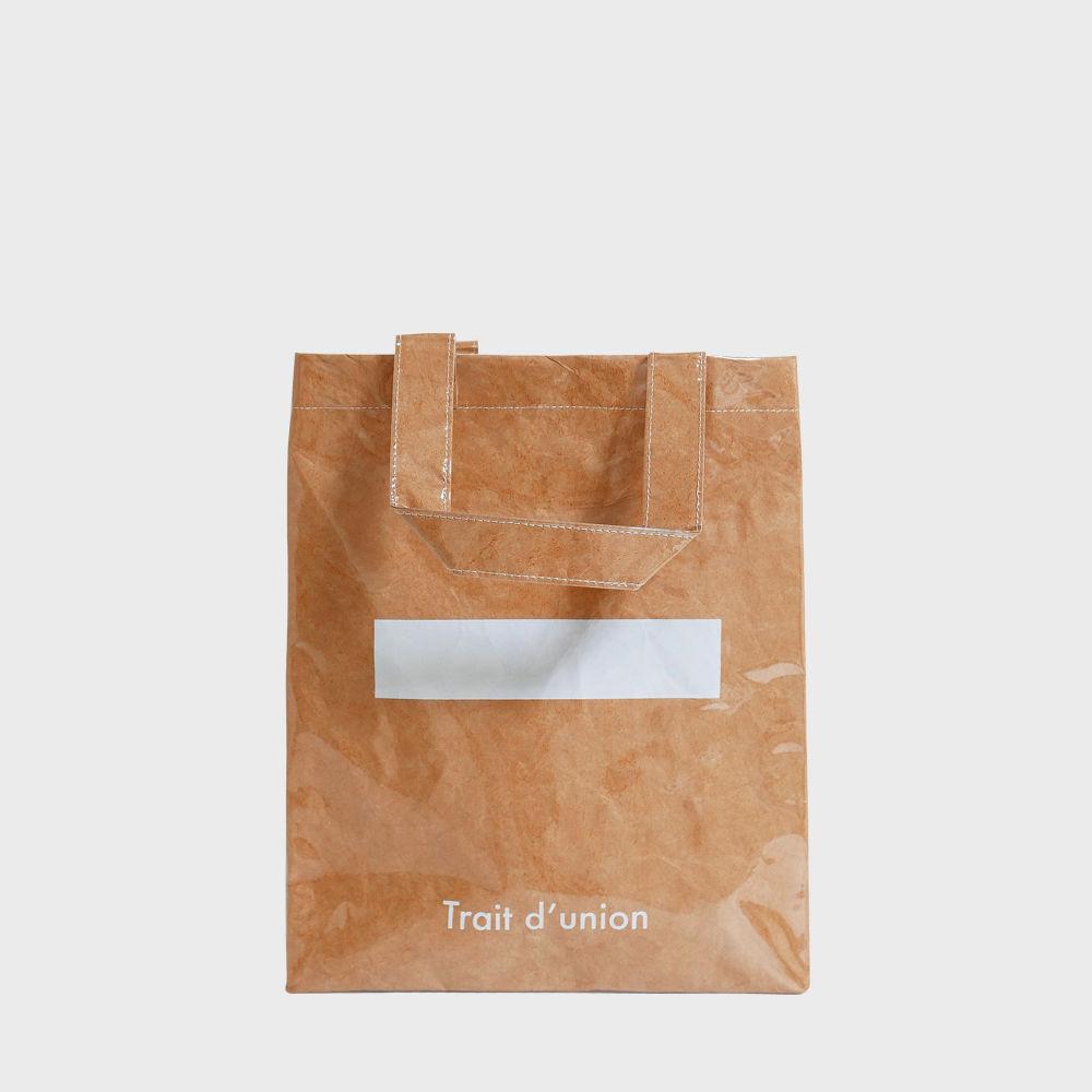 Emotion tote bag - trait d'union (WHITE)