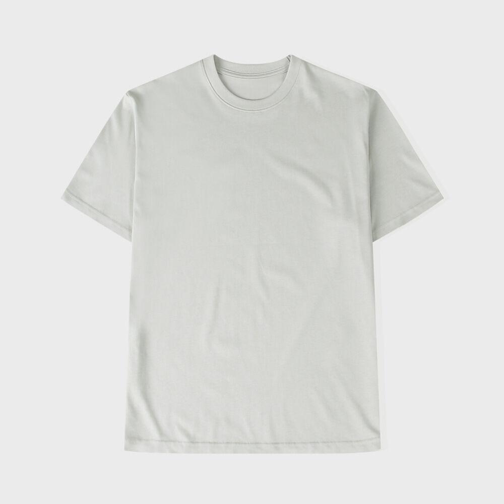 20S/S 세미오버핏 수피마 티셔츠 (라이트그레이)