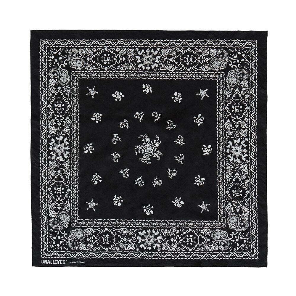 [BTS 뷔, 스트레이키즈 한, 노제 착용] NOTE PAISLEY BANDANA / BLACK