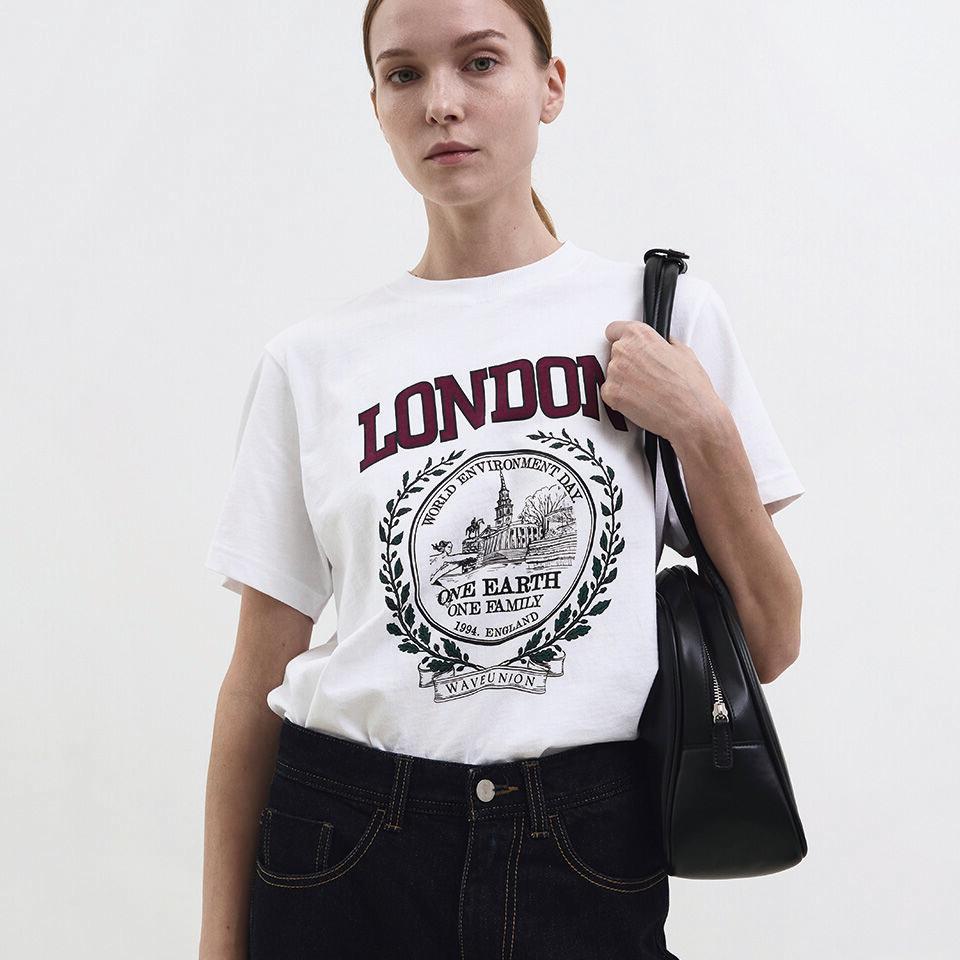 London T-shirt white