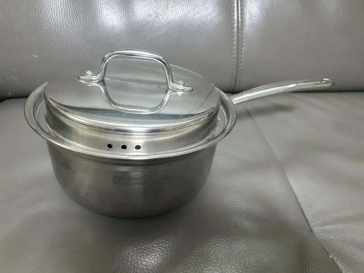 3중 스텐 냄비 편수 라면 한국도자기 한정판 16cm 자취템 소스팬