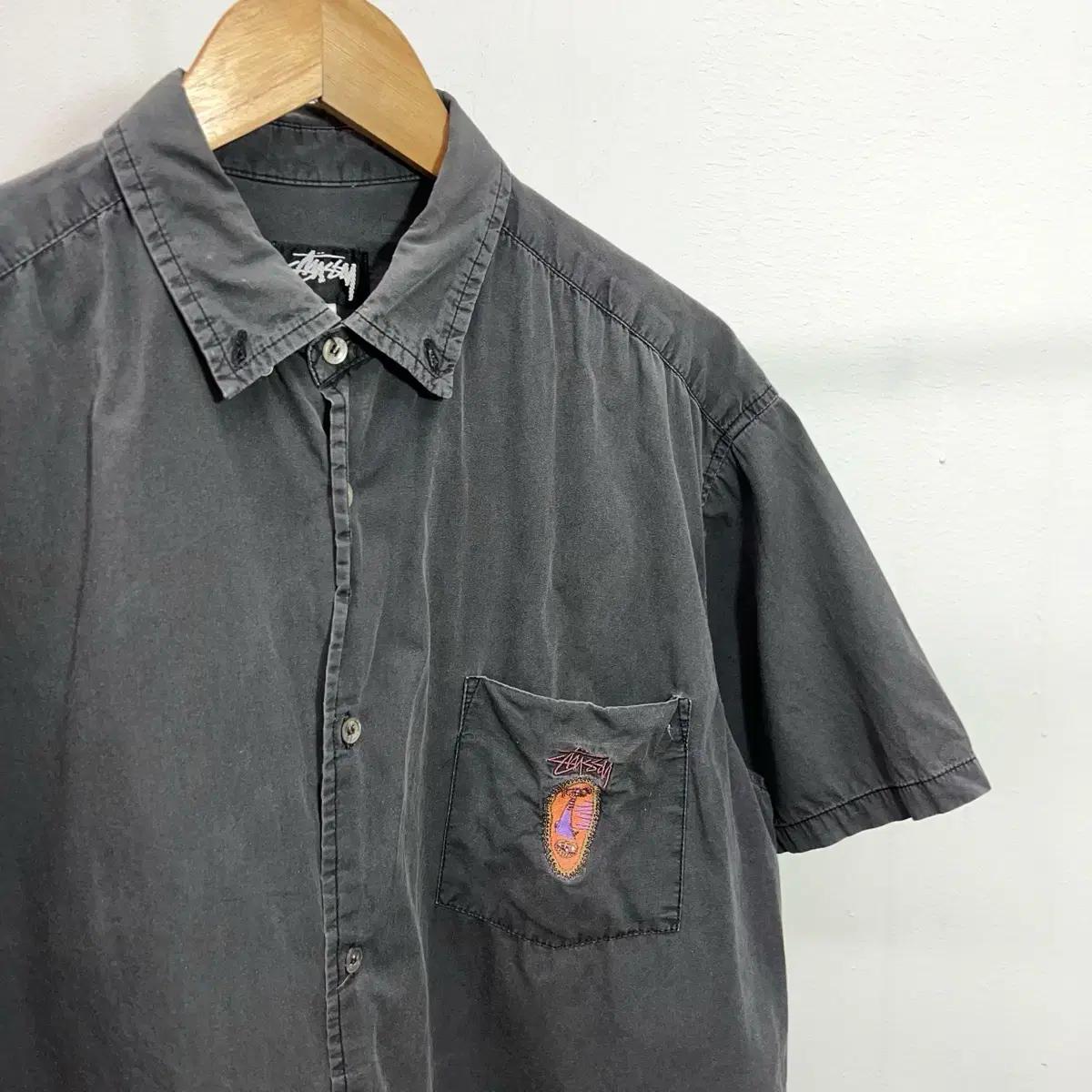 80s Stussy Zulu Mask Shirt